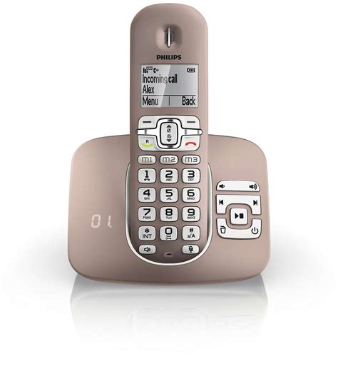 Soclear Téléphone Fixe Sans Fil Avec Répondeur Xl5951c38 Philips