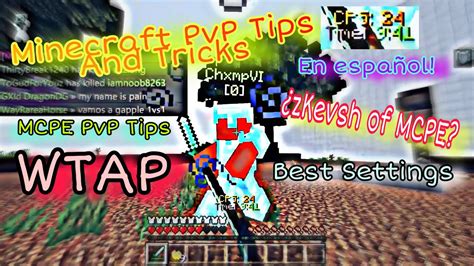 Minecraft Mcpe Pvp Tips And Tricks Minecraft Pvp Guide 1 Youtube