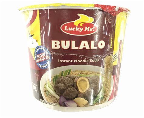 Lucky Me Bulalo Beef Bone Marrow Flavor Instant Noodle Soup Go Cup 70g