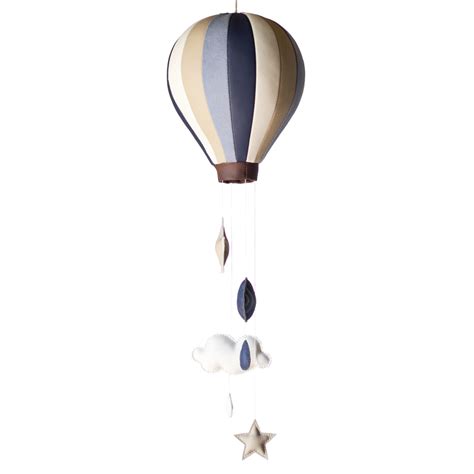 Hot Air Balloon Mobile Made Of Synthetic Leather Designed For Big