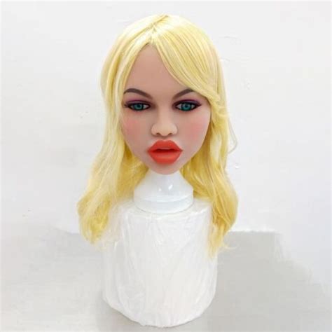 Real Tpe Sex Doll Head Sexy Big Lips With Oral Function For Dolls Body
