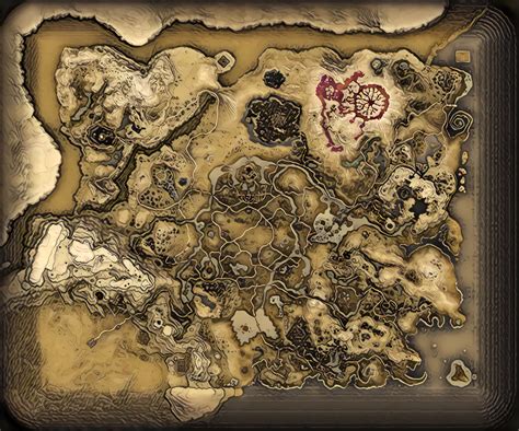 Old Hyrule Map Breath Of The Wild By Toxicsquall On Deviantart