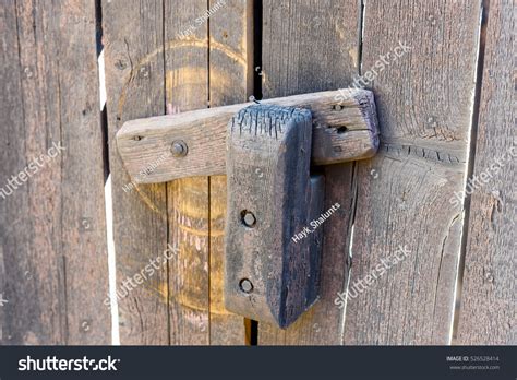 Old Wooden Door Locks Wooden Latch Stock Photo 526528414 Shutterstock