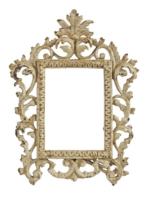 Vintage Shabby Chic Iron Picture Frame Chairish