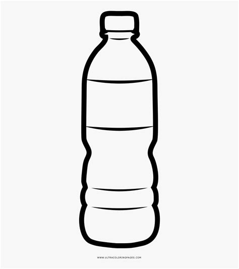 Water Bottle Coloring Page Free Transparent Clipart Clipartkey