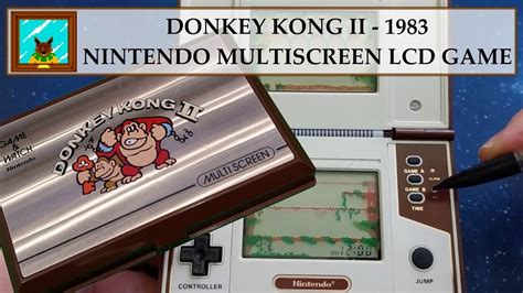 Donkey Kong Ii Nintendo Multiscreen Lcd Game 1983 Youtube