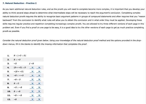 Solved Natural Deduction Practice As You Learn Chegg Com