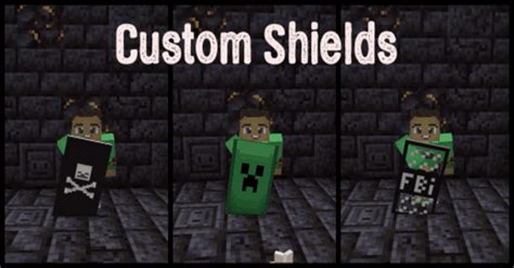 Custom Shields Texture Pack 120 119 Mcpebedrock 9minecraftnet