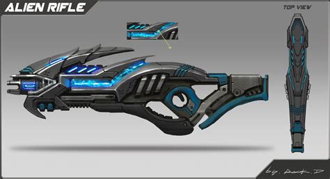 Artstation Alien Guns Concept