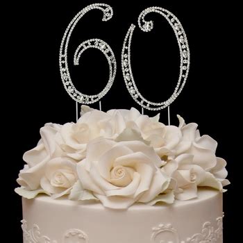 60 years wedding anniversary cake. Vintage ~ 60th Anniversary, 60th Birthday Swarovski ...