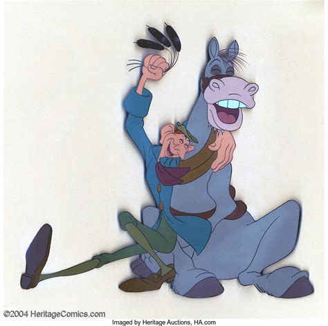 Walt Disney Studios Legend Of Sleepy Hollow Ichabod Crane Cel Lot