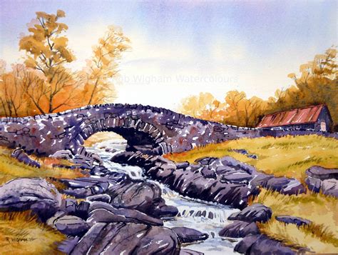 This Is Ashness Bridge In The English Lake District Although I Painted