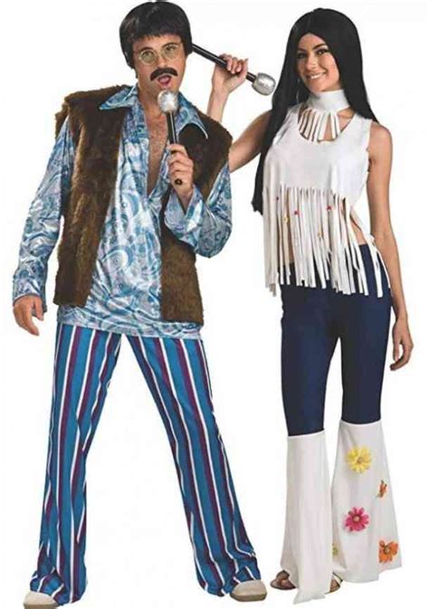 Futurememories Sonny And Cher Couples Costume Set Check Prices And