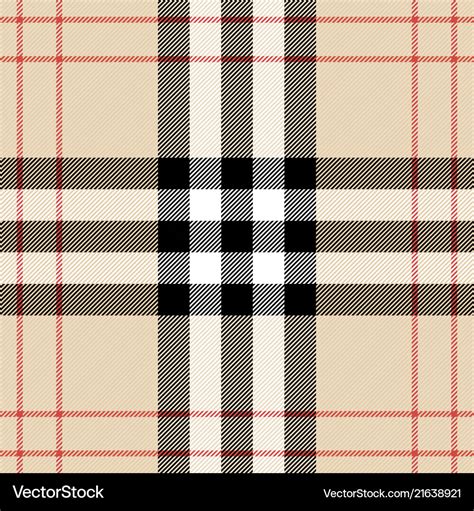 Burberry Plaid Scottish Cage Background Royalty Free Vector