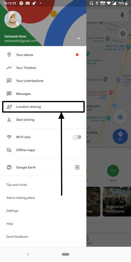 How To Share The Real Time Location With Friends And See The Same Using