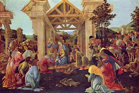 Sandro Botticelli La Adoración De Los Reyes Magos Washington