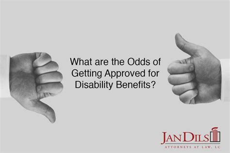 Odds Of Approval For Your Disability Benefits Jan Dils