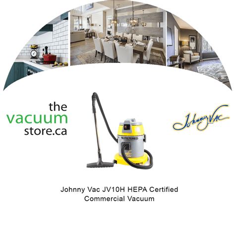 Johnny Vac Jv10h Hepa Certified Commercial Vacuum 4 Gallon Capacity