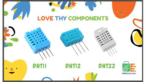 Difference Between Dht11 Dht12 And Dht22 Temperature And Humidity Senso