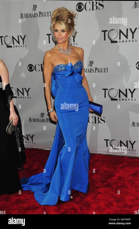 Christie Brinkley At The 65th Annual Tony Awards At The Beacon Theater
