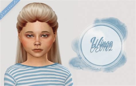 Wings Oe0102 Hair Kids And Toddlers At Simiracle Sims 4 Updates