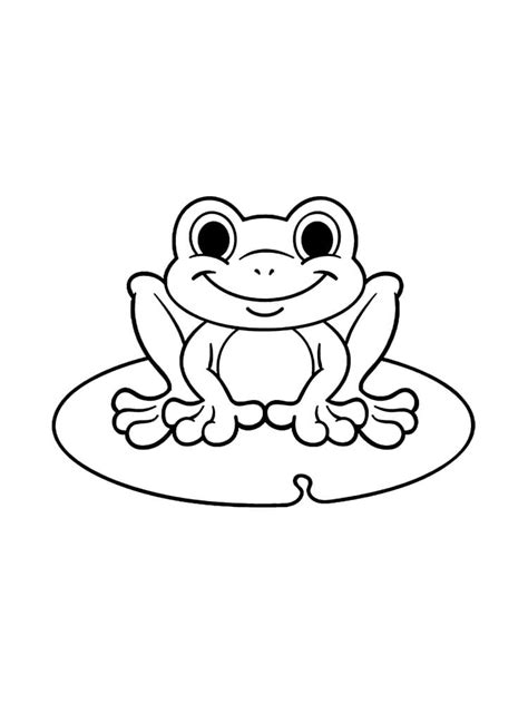 Adorable Frog Printable Coloring Page Download Print Or Color Online