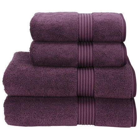 Enjoy free shipping & browse our great selection of bath towels & washcloths, decorative towels, beach this lytham turkish cotton bath towel is very absorbent so you can dry yourself in no time. Christy 4-Piece Cotton Towel Set in Plum | Purple bath ...