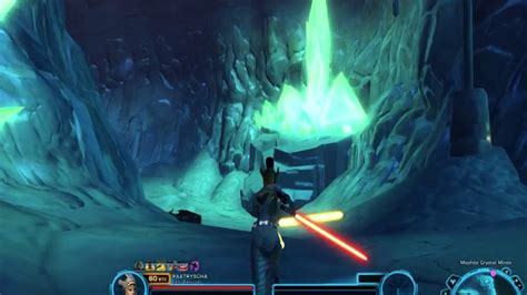 Exploring The Crystal Caves Of Ilum Star Wars Old Republic Youtube