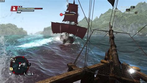 Ac4 Black Flag Naval Combat Gameplay Youtube