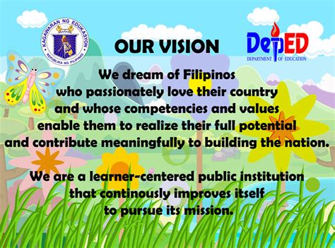 Deped Vision Mission And Core Values Tarpapel Images And Photos Finder