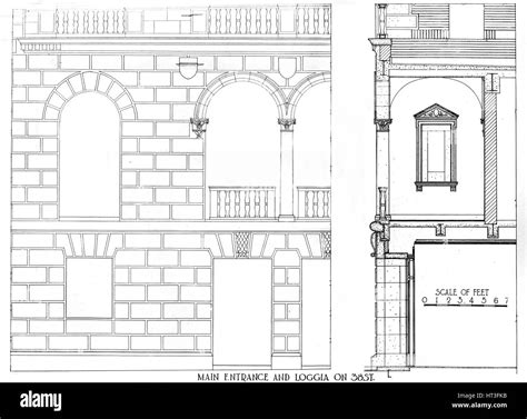 Main Entrance And Loggia On 38 Street Fraternity Clubs Building New York City 1924 Artist