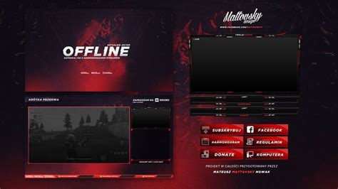 Free Twitch Stream Overlay Template 3 By Mattovsky On Deviantart In