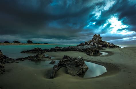 Hintergrundbilder Landschaft Meer Wasser Rock Ufer Sand