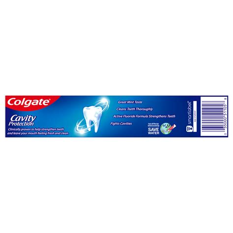 Colgate Cavity Protection Toothpaste With Fluoride Minty Great Regular
