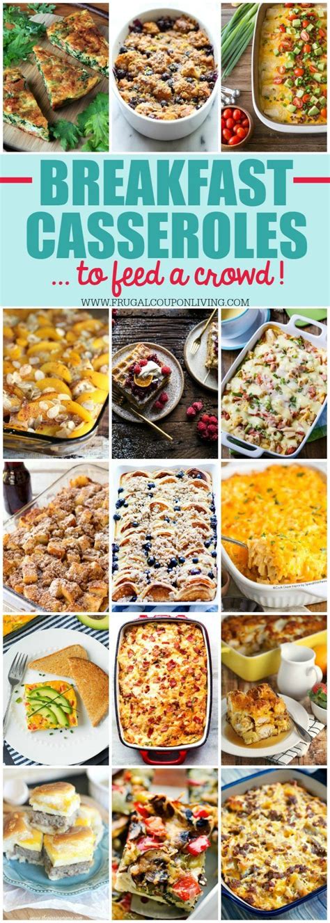 Breakfast Casseroles For A Large Crowd Breakfast For A Crowd Food