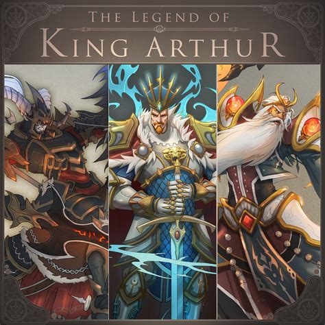 The Legend Of King Arthur Character Concept Challenge Jue Li On