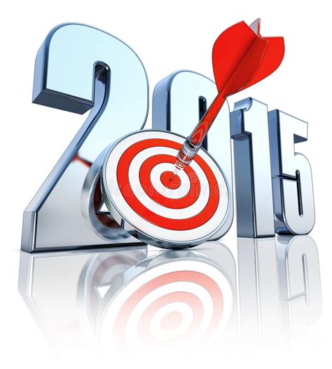 Het Pictogram Van 2015 Stock Illustratie Illustration Of Optimistisch