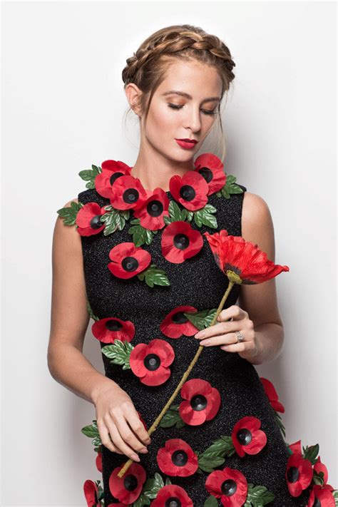 Made In Chelsea Star Wears Poppy Dress For Her War Hero Great Grandad