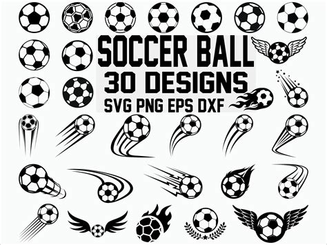 Soccer Ball Svg Soccer Ball Clipart Cut Files Silhouette Files For