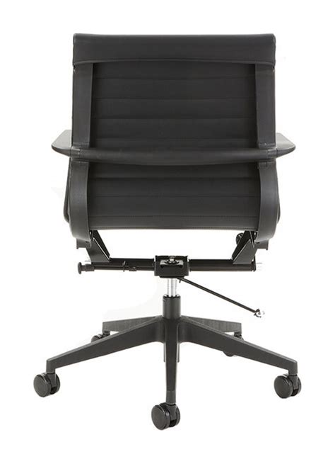 Black Low Back Conference Room Chair With Arms Quti By Beniia