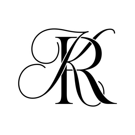 Wedding Monogram Initials Wedding Logo Wedding Monogram Kr Rk Etsy
