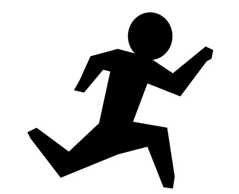 Running Man Stick Figure