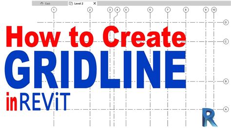 How To Create Grid Line In Autodesk Revit With Subtitle Youtube
