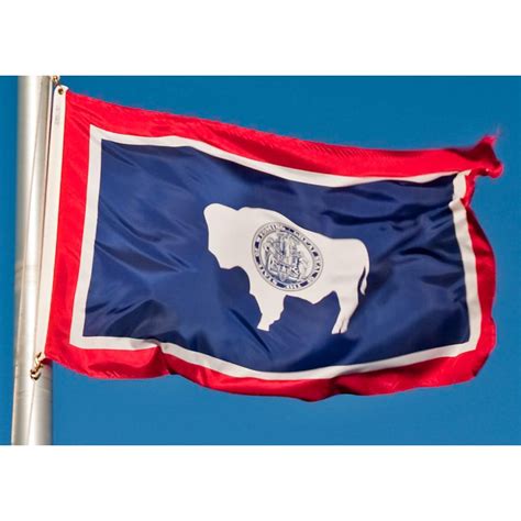 Wyoming State Flag 5 X 8 Polyester Pn 64 100 10537 Walmart