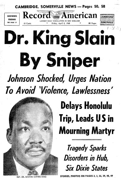 46th Anniversary Of Dr Martin Luther King Jrs Assassination