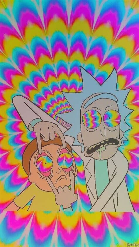 Stoner Rick And Morty Background