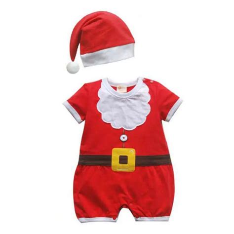 2017 Xmas Christmas Baby Clothes 0 24m Newborn Baby Boys Girls Santa