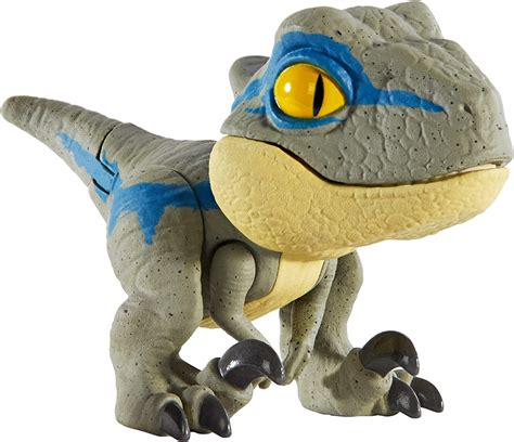 Jurassic World Snap Squad Jouer Aux Figurines Figurines De Collection Velociraptor Blue
