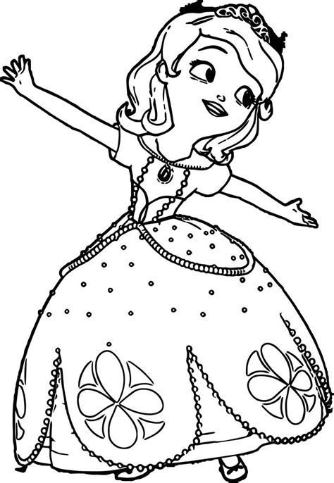 100% free dogs coloring pages. Princess Dance Coloring Page