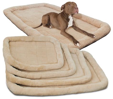 Puppy Pet Bed Cushion Coral Fleece Mat Pad Dog Cat Cage Kennel Crate